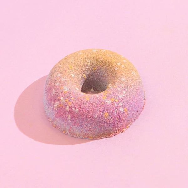 Donut Bath Bombs, Paraben-Free with Coconut Oil, Handmade Bath Bombs (Singles and Sets)