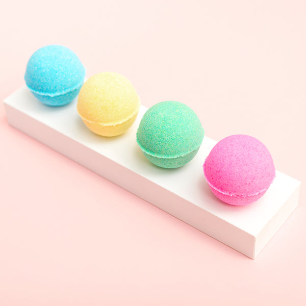 Mini Bath Bombs, Paraben-Free with Coconut Oil, Handmade Bath Bombs (Singles and Sets)