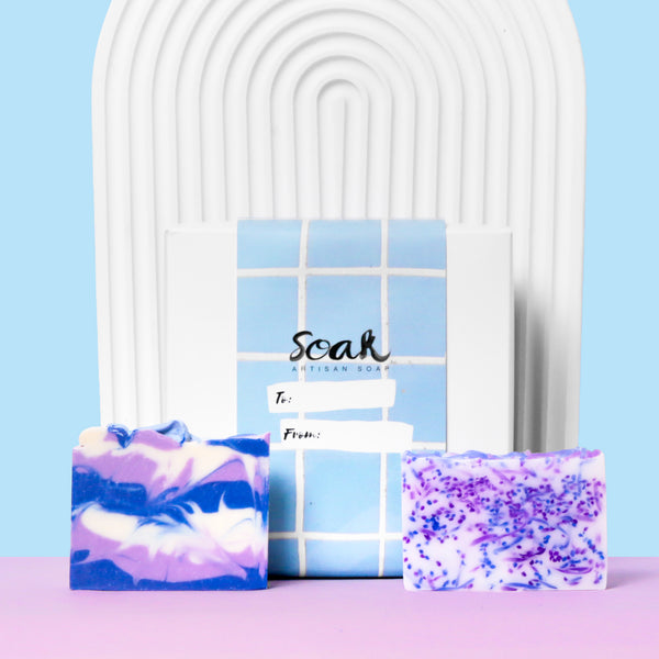 Best-selling Artisan Soap Duo Gift Box Set | Handmade Pure Glycerin Soap